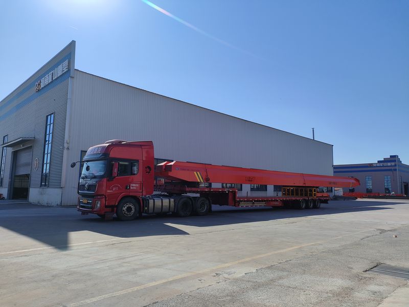 電動單梁起重機  2臺 LD3t—26.85m 制作完成，發(fā)往江蘇交付客戶使用